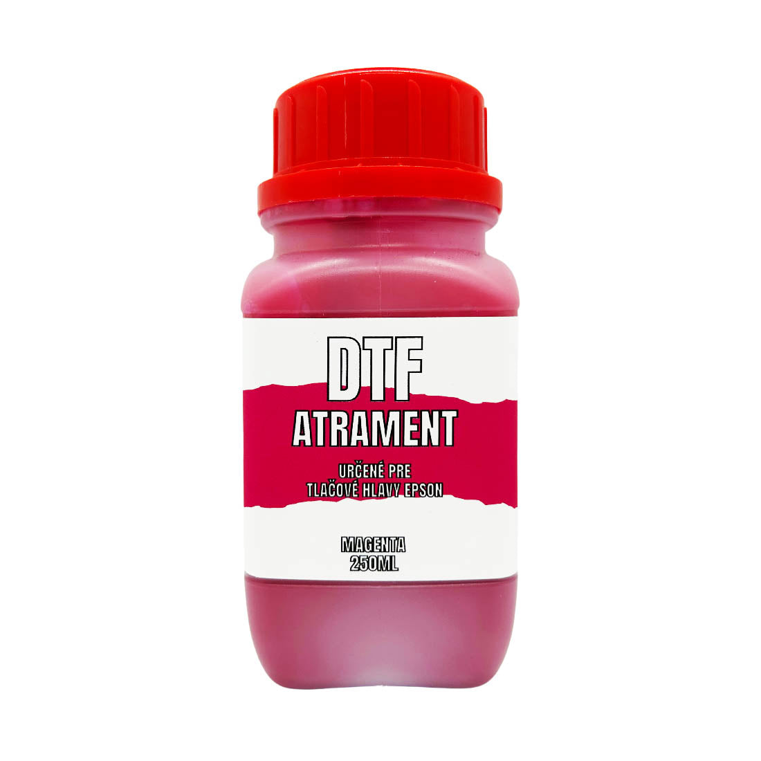Červená farba DTF