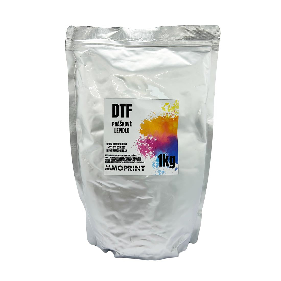 Práškové lepidlo transparentné - pre technológiu tlače DTF
