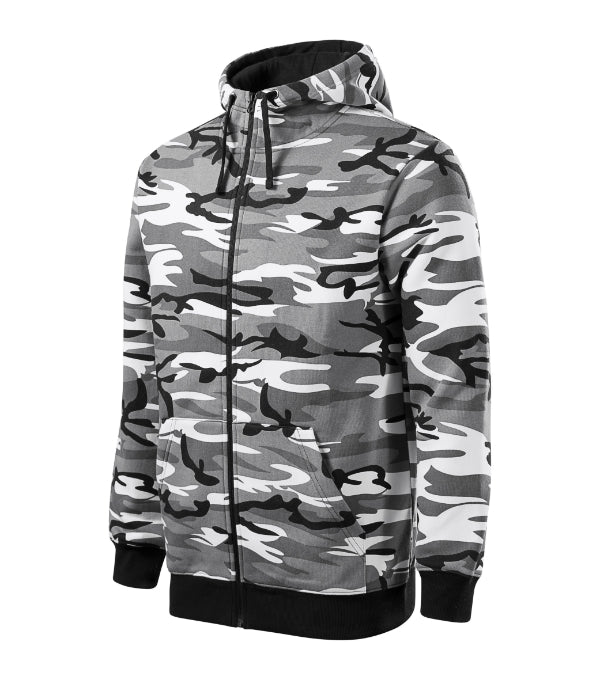 Mikina pánska - Camo Zipper C19