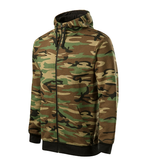 Mikina pánska - Camo Zipper C19