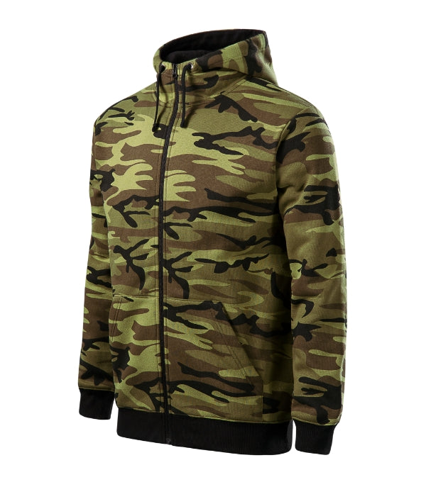 Mikina pánska - Camo Zipper C19