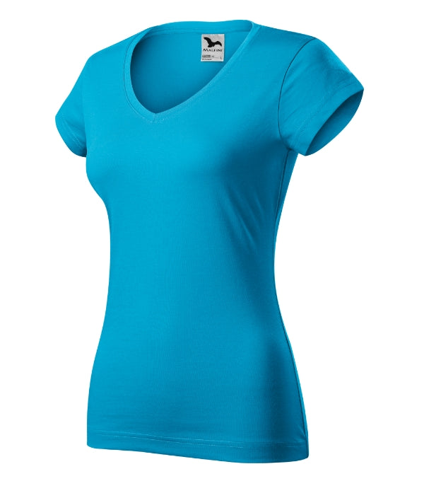 Tričko dámske - Fit V-neck 162