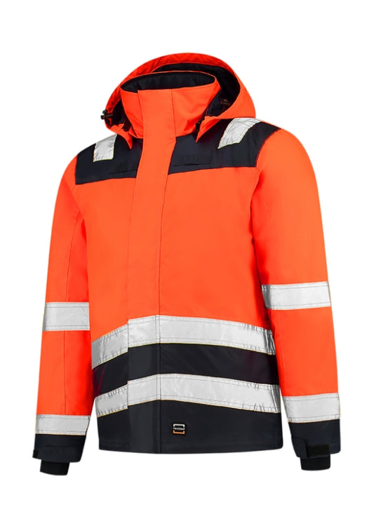 Pracovná bunda unisex - Midi Parka High Vis Bicolor T51