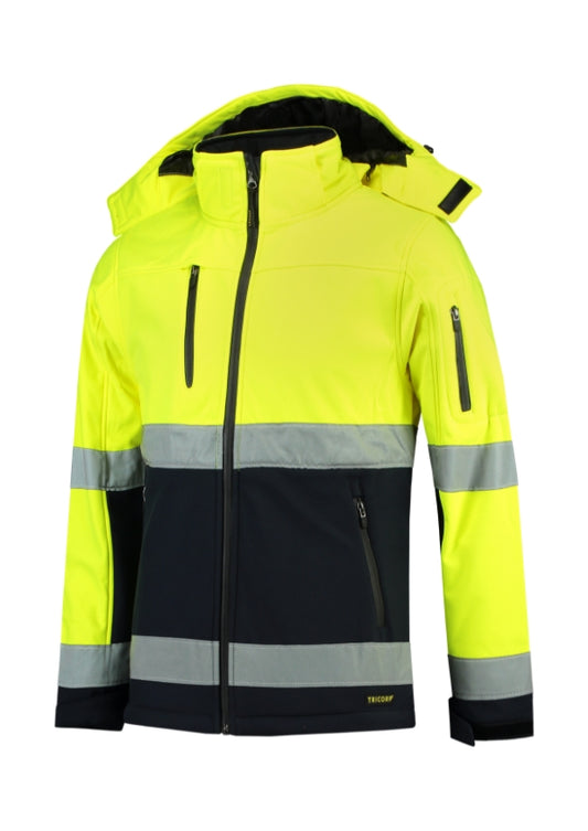 Softshellová bunda unisex - Bi-color EN ISO 20471 Softshell T52